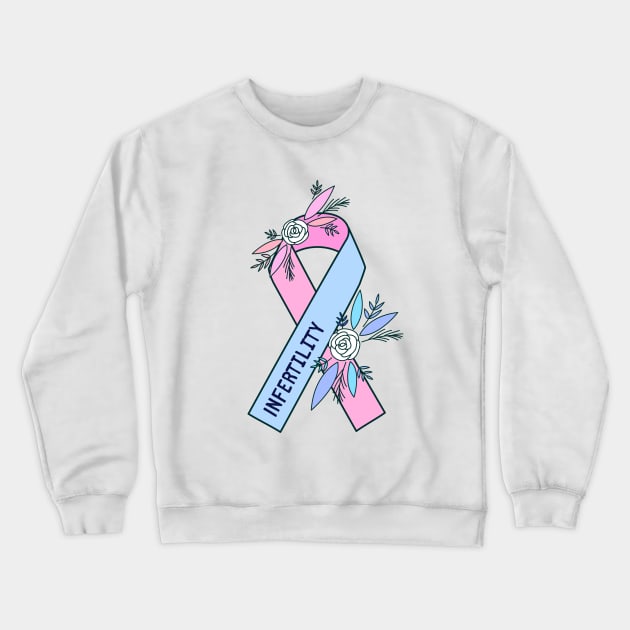 Infertility Awareness Crewneck Sweatshirt by Sloth Station